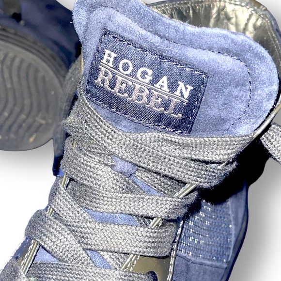 Hogan REBEL hightop sneakers for ladies size 37 - Picture 10 of 11